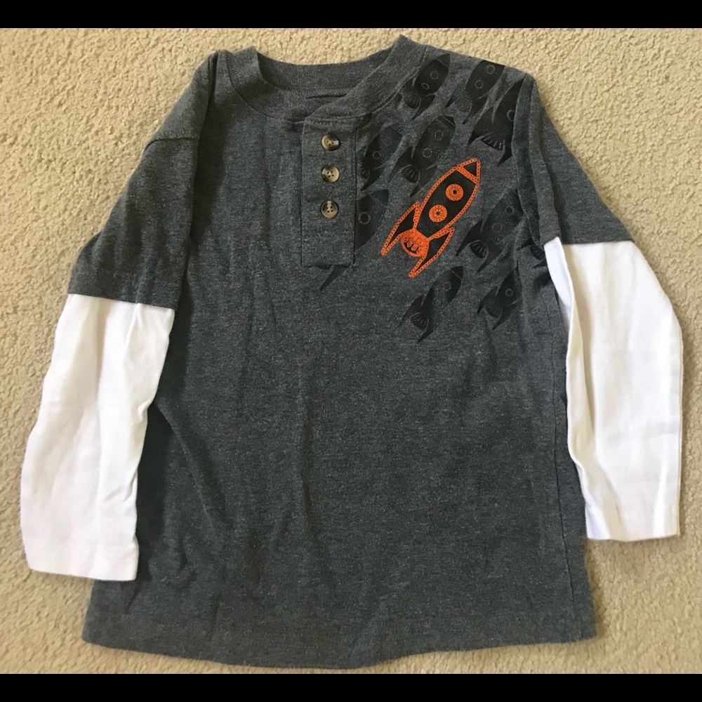 Garanimals Long Sleeve Rocket Shirt